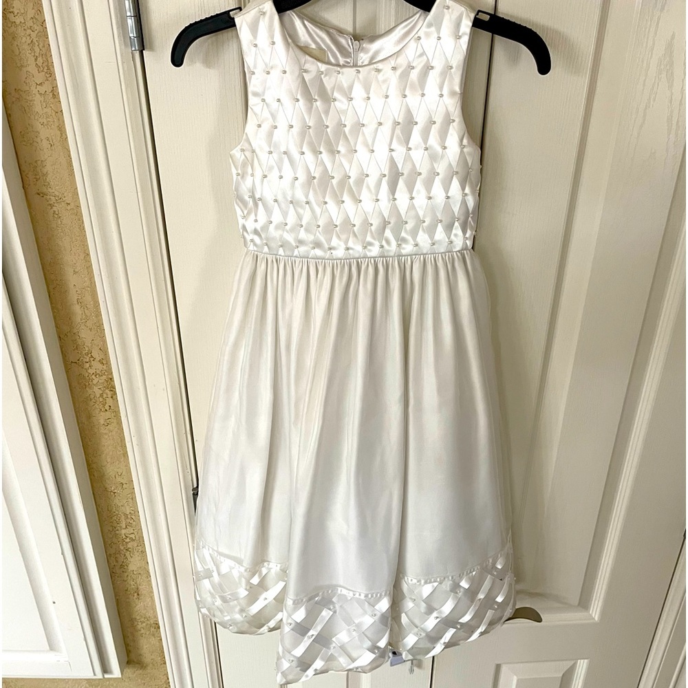Cinderella, white, long, Sleeveless, Dress, Size 8